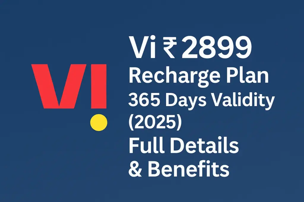 Vi ₹2899 Recharge Plan 365 Days