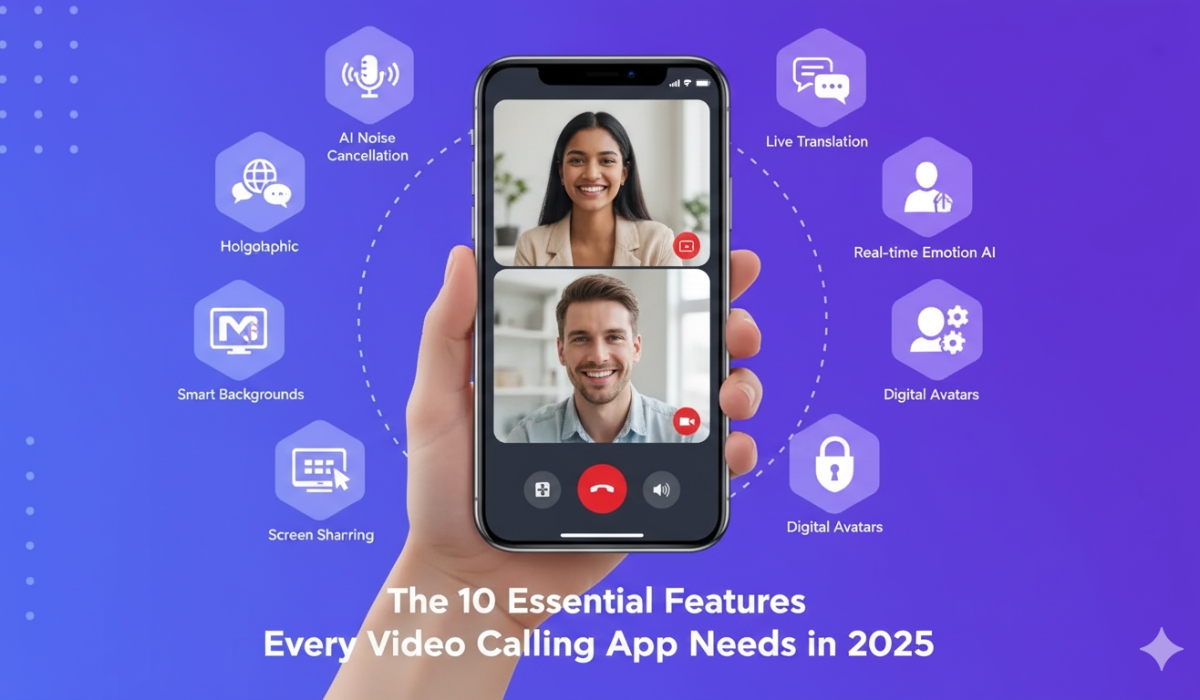 Read more about the article The 10 Essential Features Every Video Calling App Needs in 2025